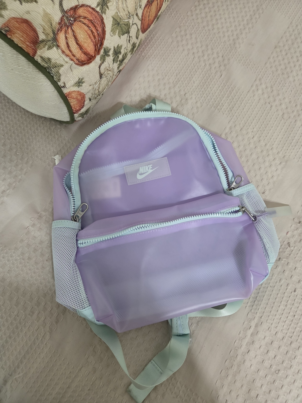 Nike Lavender Mini Backpack with Mint Trim